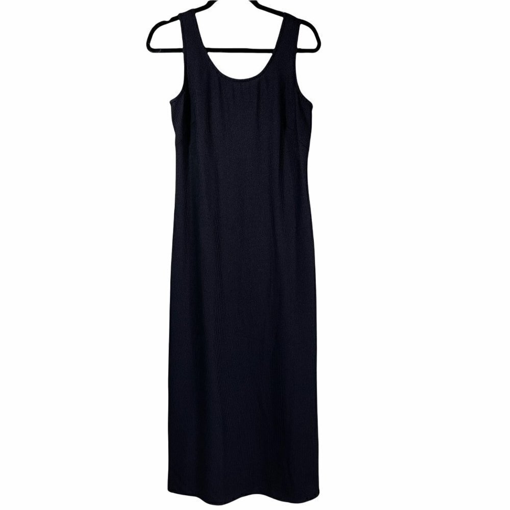 Donna Ricco Navy Maxi Tank Dress 8